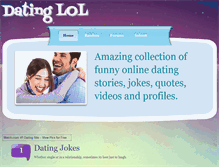 Tablet Screenshot of datinglol.com